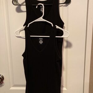 3 pack Sonoma black tank tops